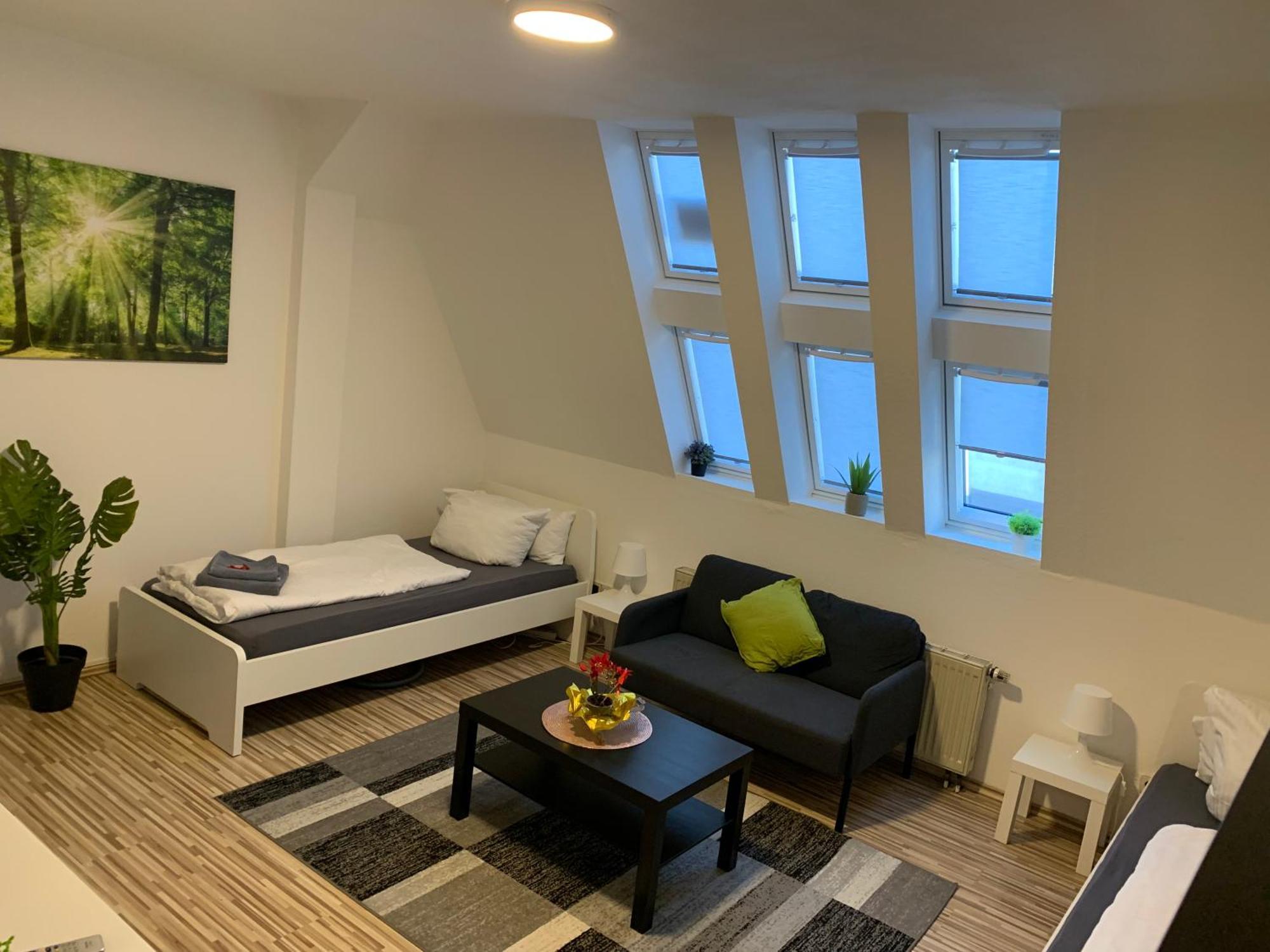 Cityapartment Platinum-Zentrum Mit Parkplatz Bielefeld Buitenkant foto