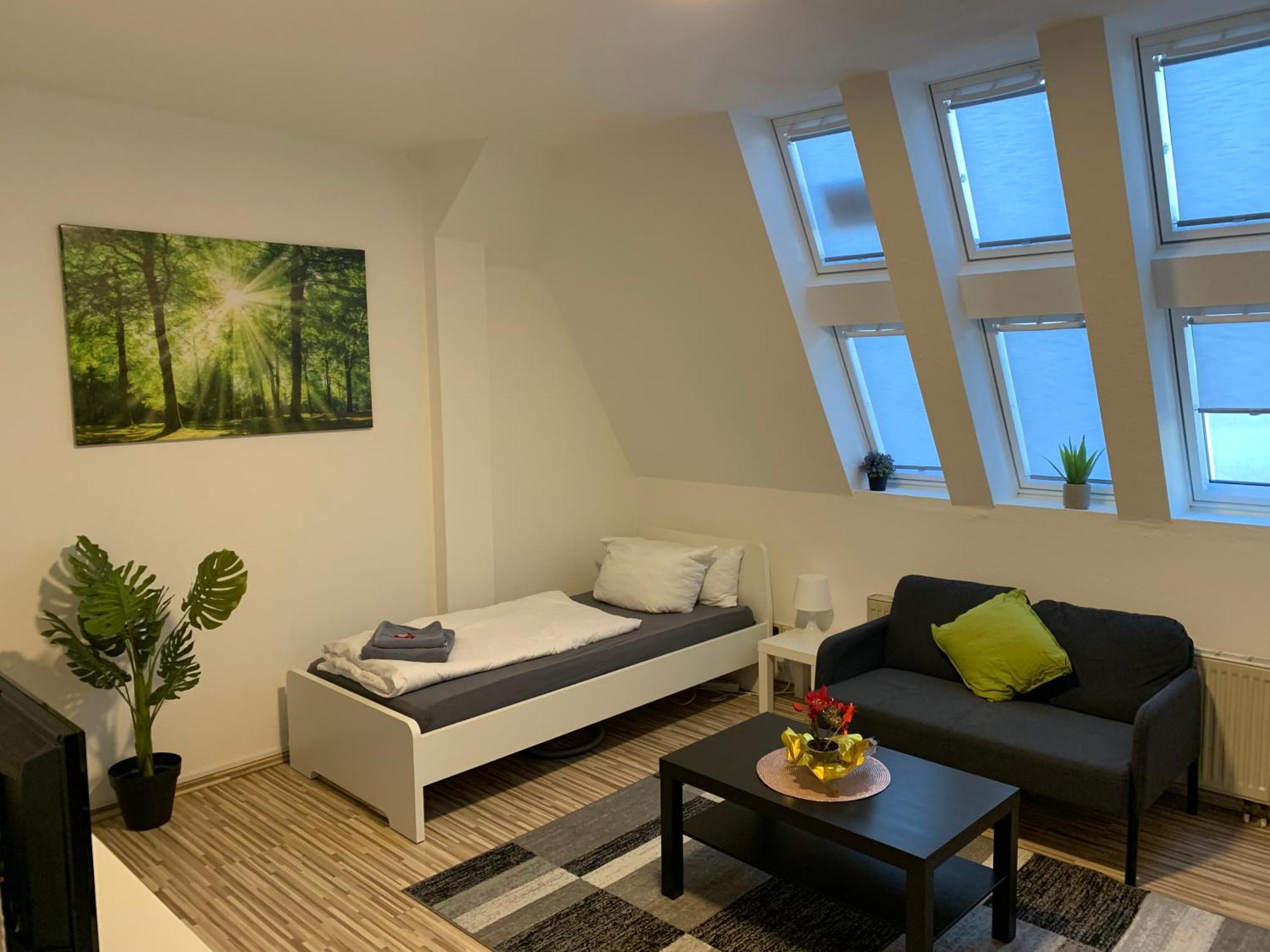 Cityapartment Platinum-Zentrum Mit Parkplatz Bielefeld Buitenkant foto